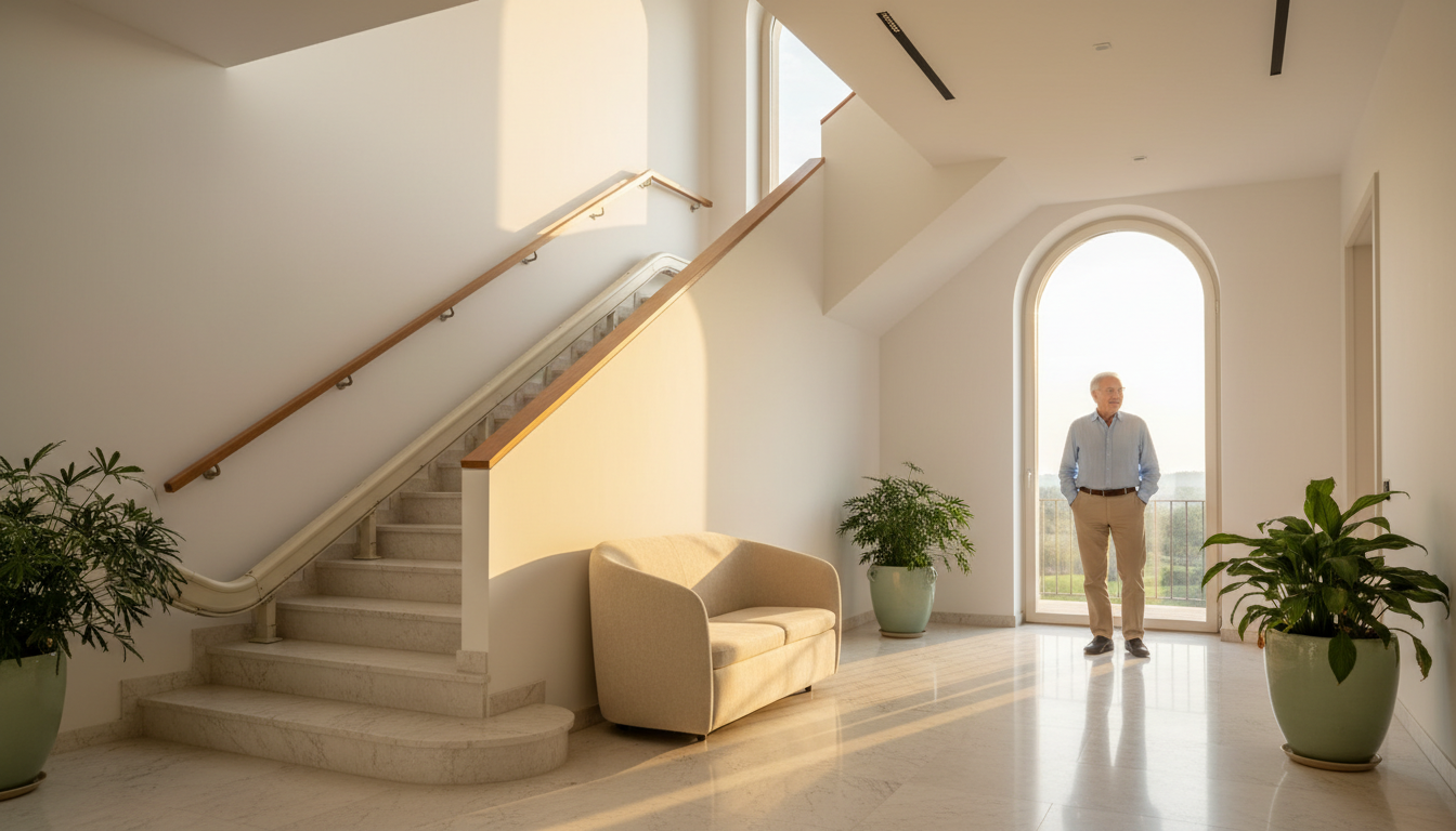 Montascale elegante interni